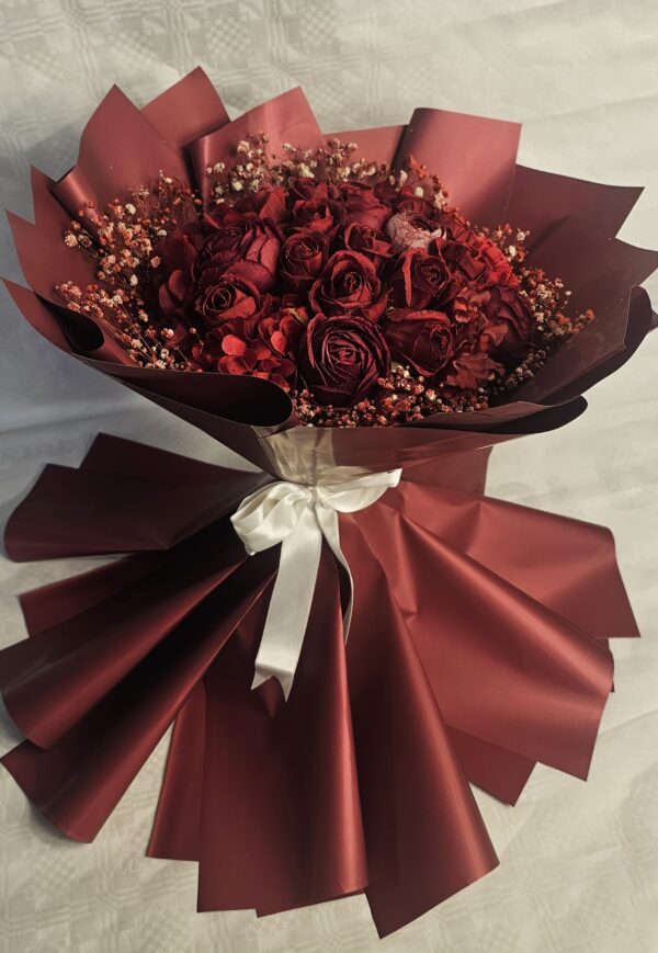 باقة من الزهور الخمرية